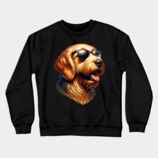 Otterhound Wearing Sunglasses Crewneck Sweatshirt